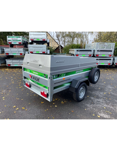 Remorque ERDE DAXARA 238 Pack Capot - Roue de secours et son support latéral
