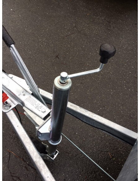 Remorque plateau RIS340F200 - Rambardes , Butée & Rampes de chargement - PTAC 2000 kg