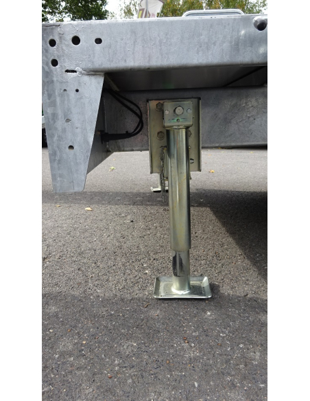 Remorque plateau RIS340F200 - Rambardes , Butée & Rampes de chargement - PTAC 2000 kg